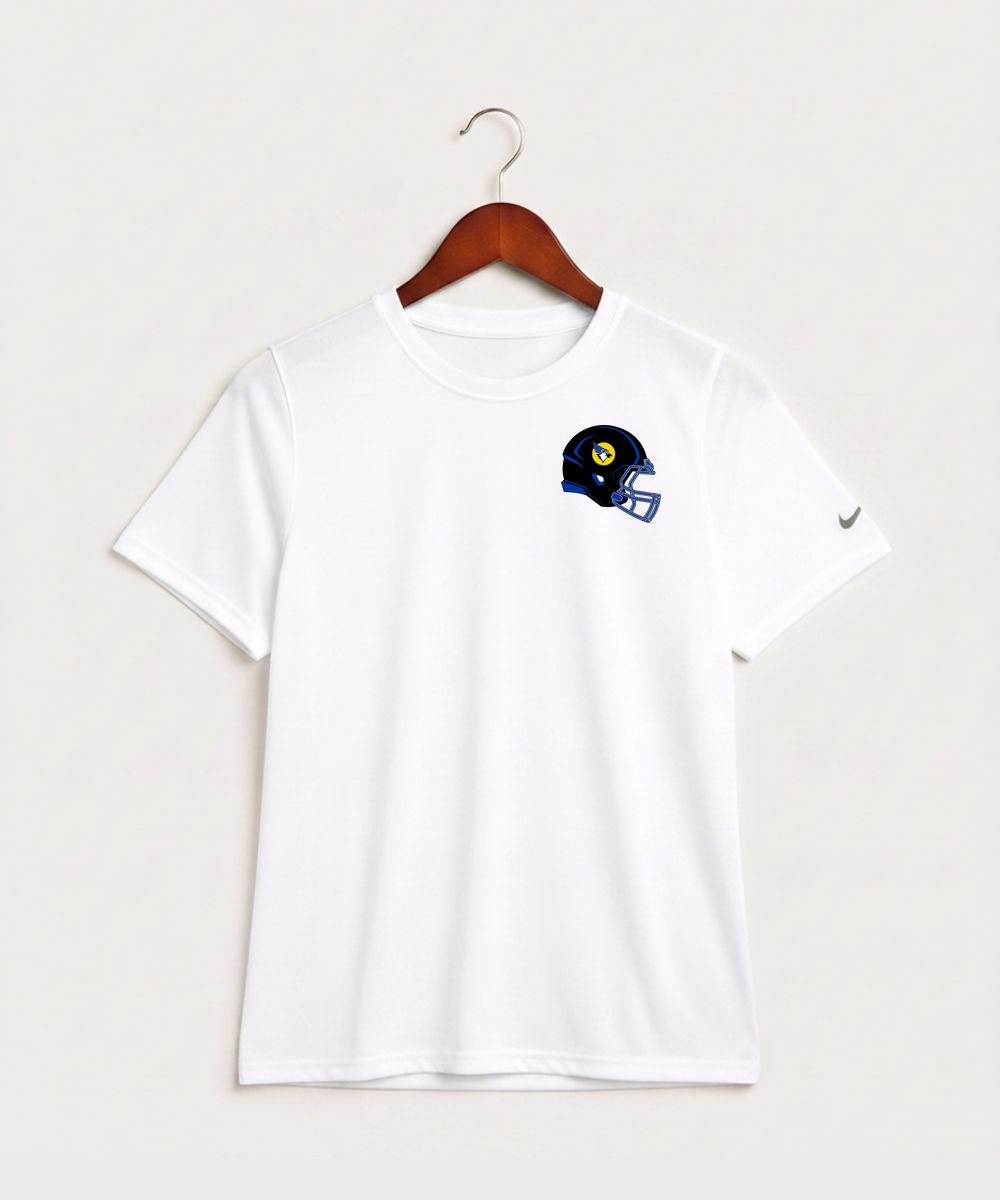 Waseca High School Football (Boys) - White Nike Youth Swoosh Sleeve rLegend Tee NKDX8787