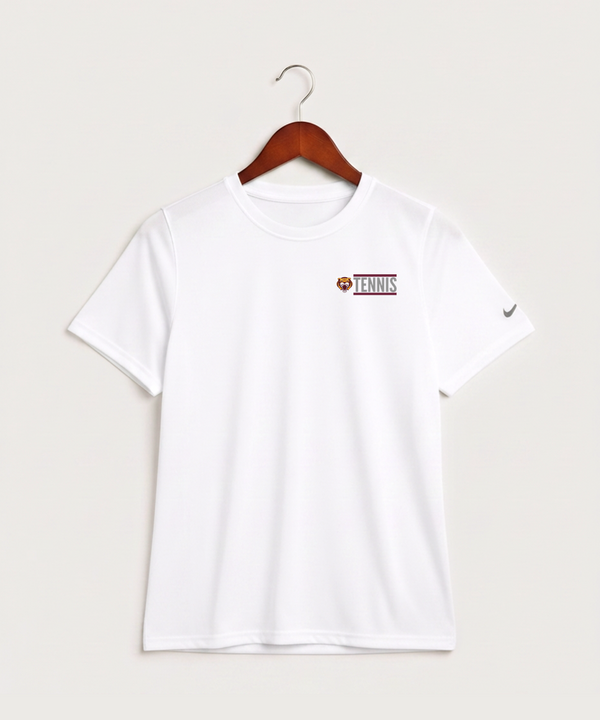 Stewartville High School Tennis (Coed) - White Nike Youth Swoosh Sleeve rLegend Tee NKDX8787