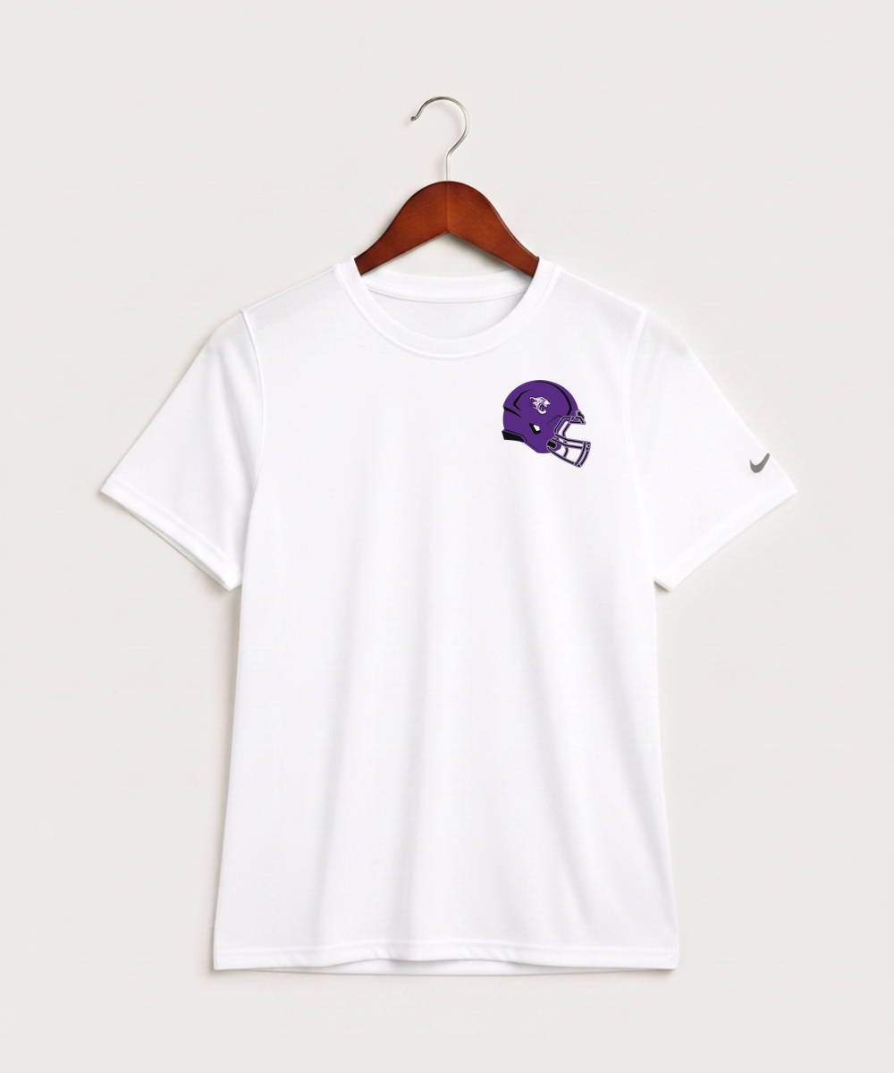 Granada-Huntley-East Chain/Truman Football (Boys) - White Nike Youth Swoosh Sleeve rLegend Tee NKDX8787