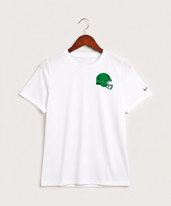 Pipestone Area High School Football (Boys) - White Nike Youth Swoosh Sleeve rLegend Tee NKDX8787
