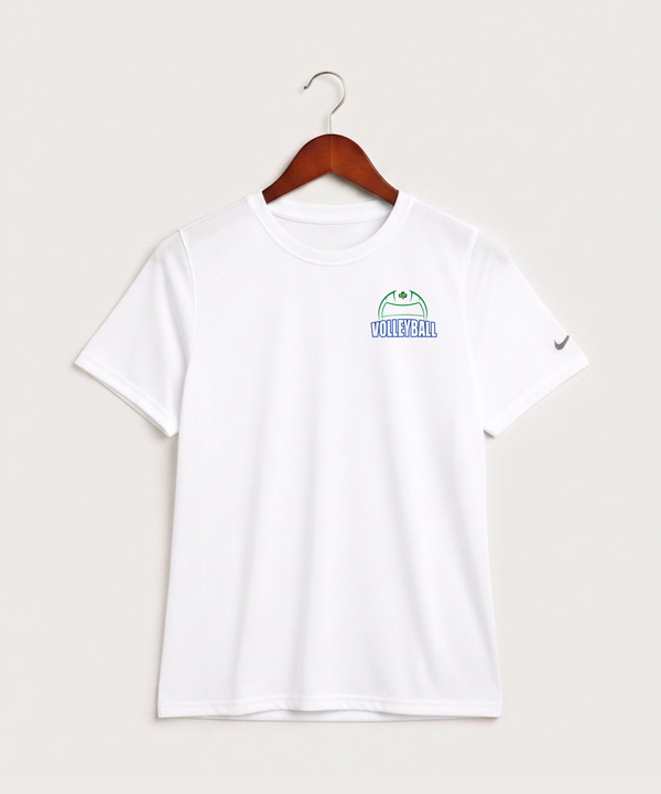 Rosemount High School Volleyball (Girls) - White Nike Youth Swoosh Sleeve rLegend Tee NKDX8787