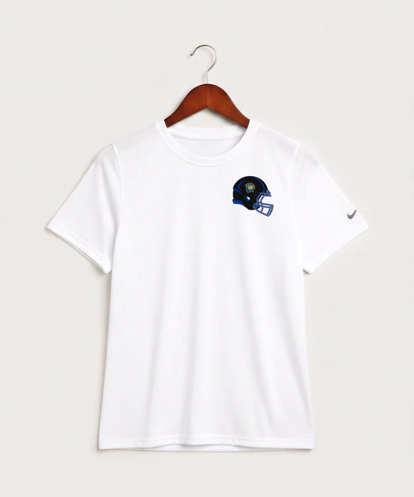 Wayzata High School Football (Boys) - White Nike Youth Swoosh Sleeve rLegend Tee NKDX8787