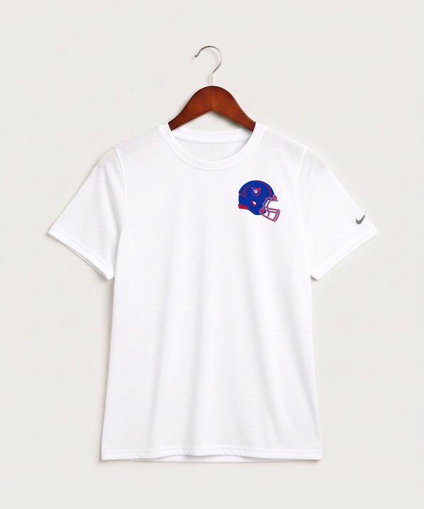 Bertha Hewitt High School Football (Boys) - White Nike Youth Swoosh Sleeve rLegend Tee NKDX8787
