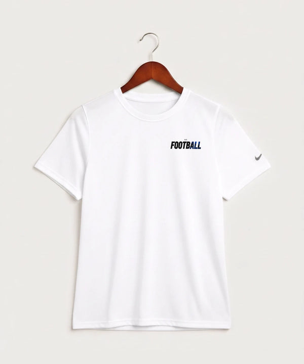West Bend West High School Football - White Nike Youth Swoosh Sleeve rLegend Tee NKDX8787