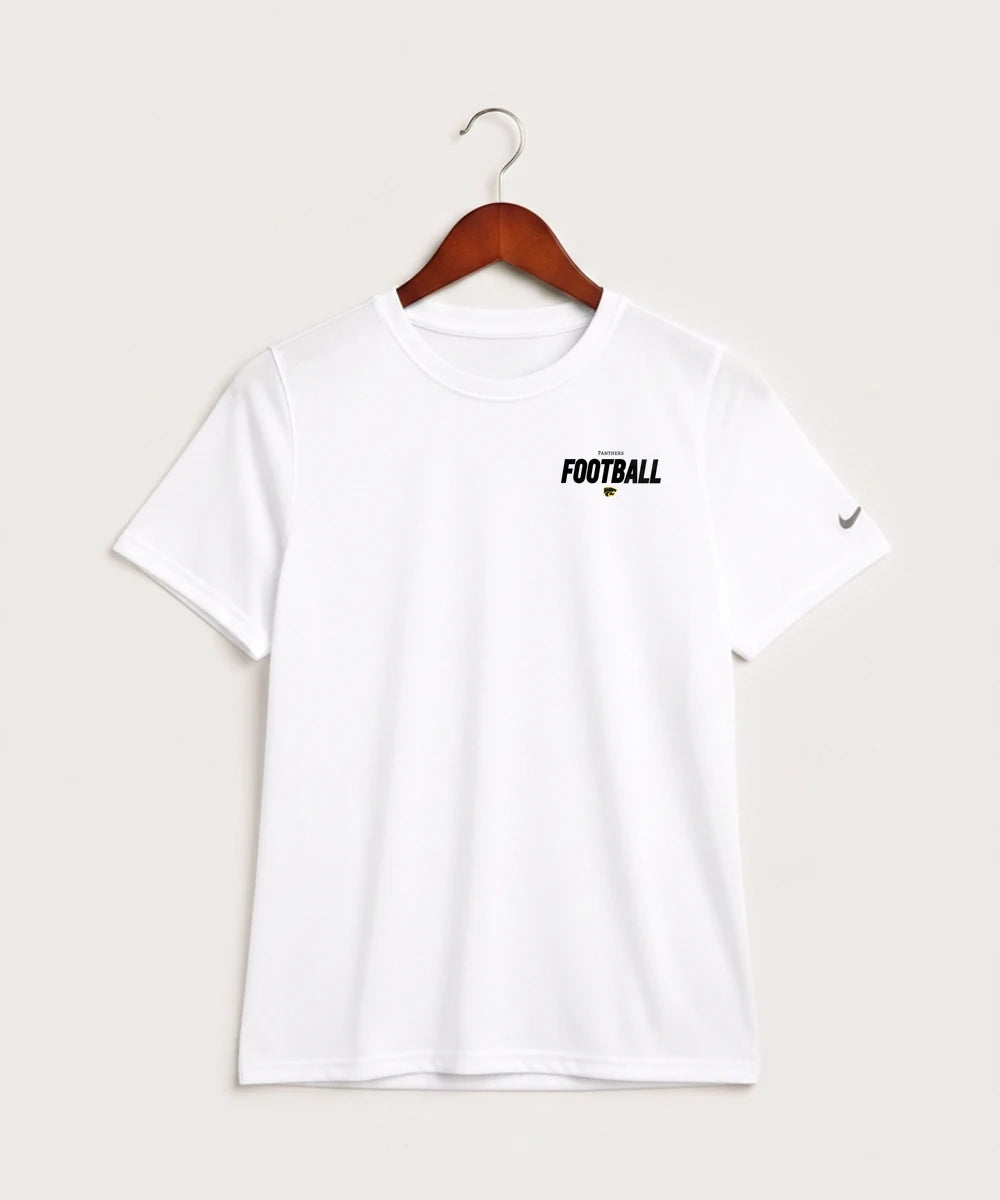 Le-Win Football - White Nike Youth Swoosh Sleeve rLegend Tee NKDX8787