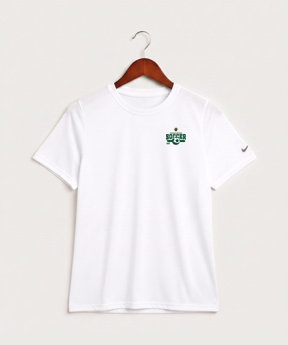 Ashwaubenon High School Soccer (Boys) - White Nike Youth Swoosh Sleeve rLegend Tee NKDX8787