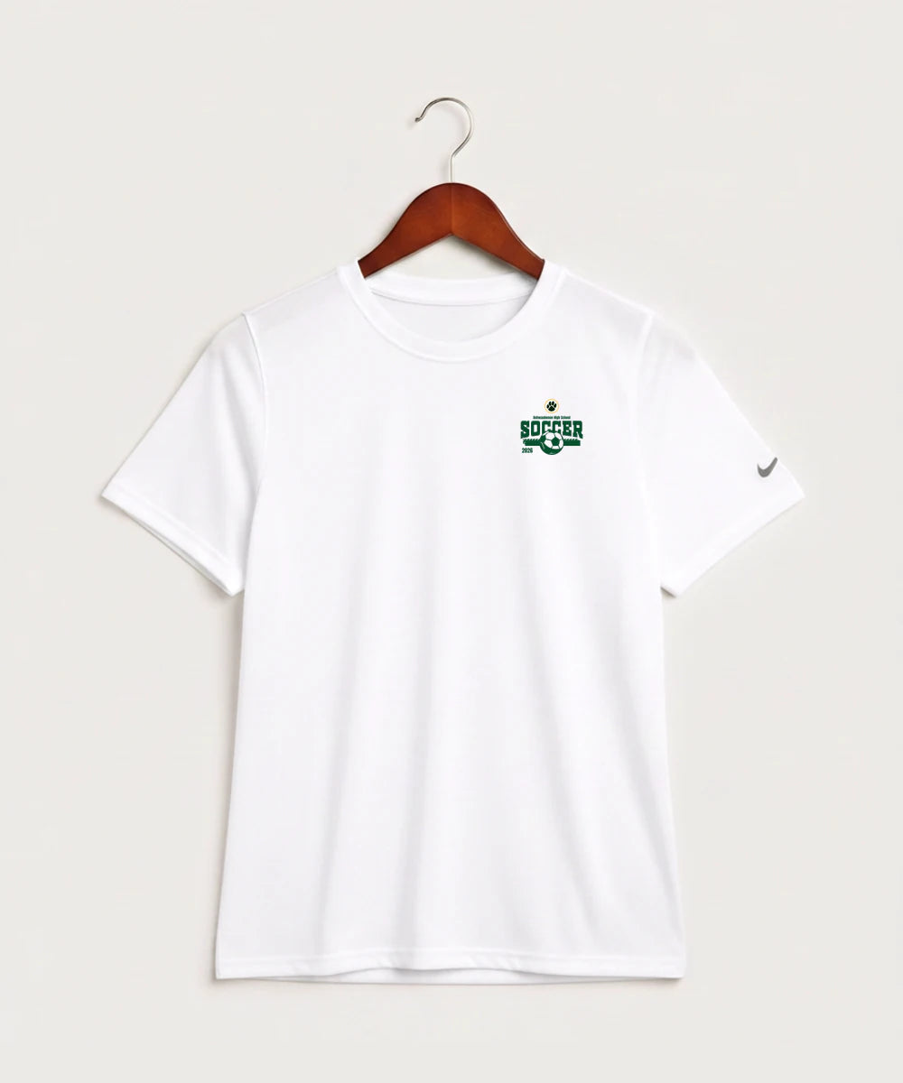 Ashwaubenon High School Soccer (Boys) - White Nike Youth Swoosh Sleeve rLegend Tee NKDX8787