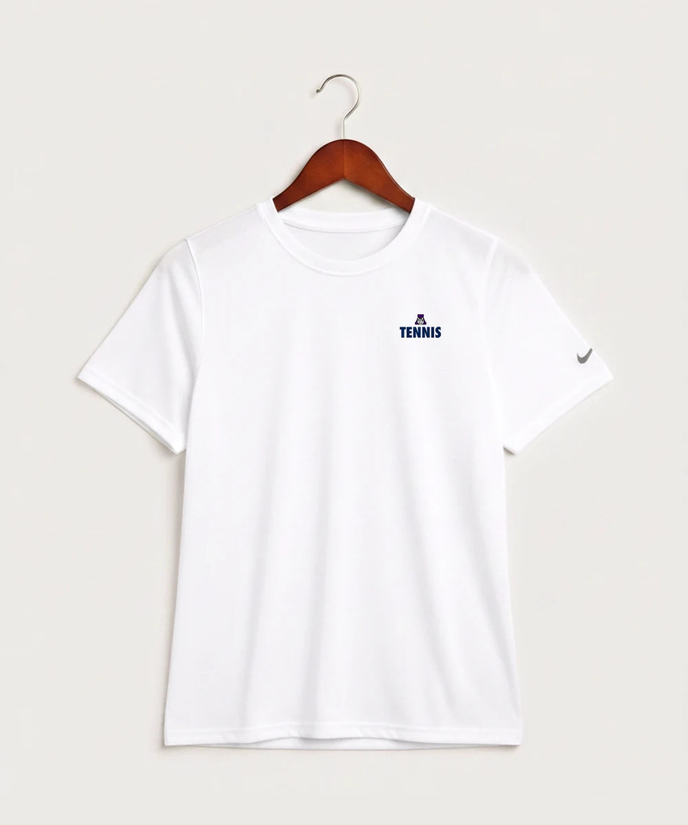 Albany High School Tennis (Boys) - White Nike Youth Swoosh Sleeve rLegend Tee NKDX8787