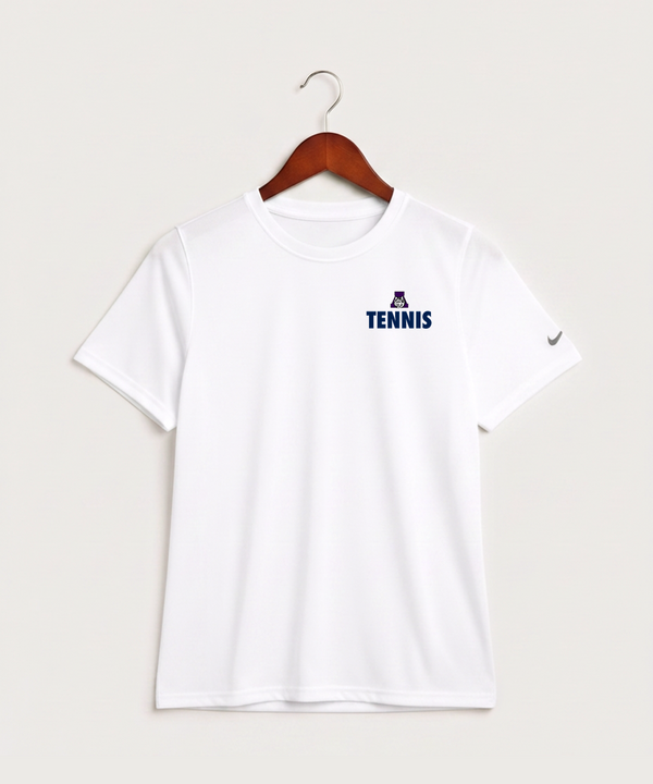 Albany High School Tennis (Boys) - White Nike Youth Swoosh Sleeve rLegend Tee NKDX8787