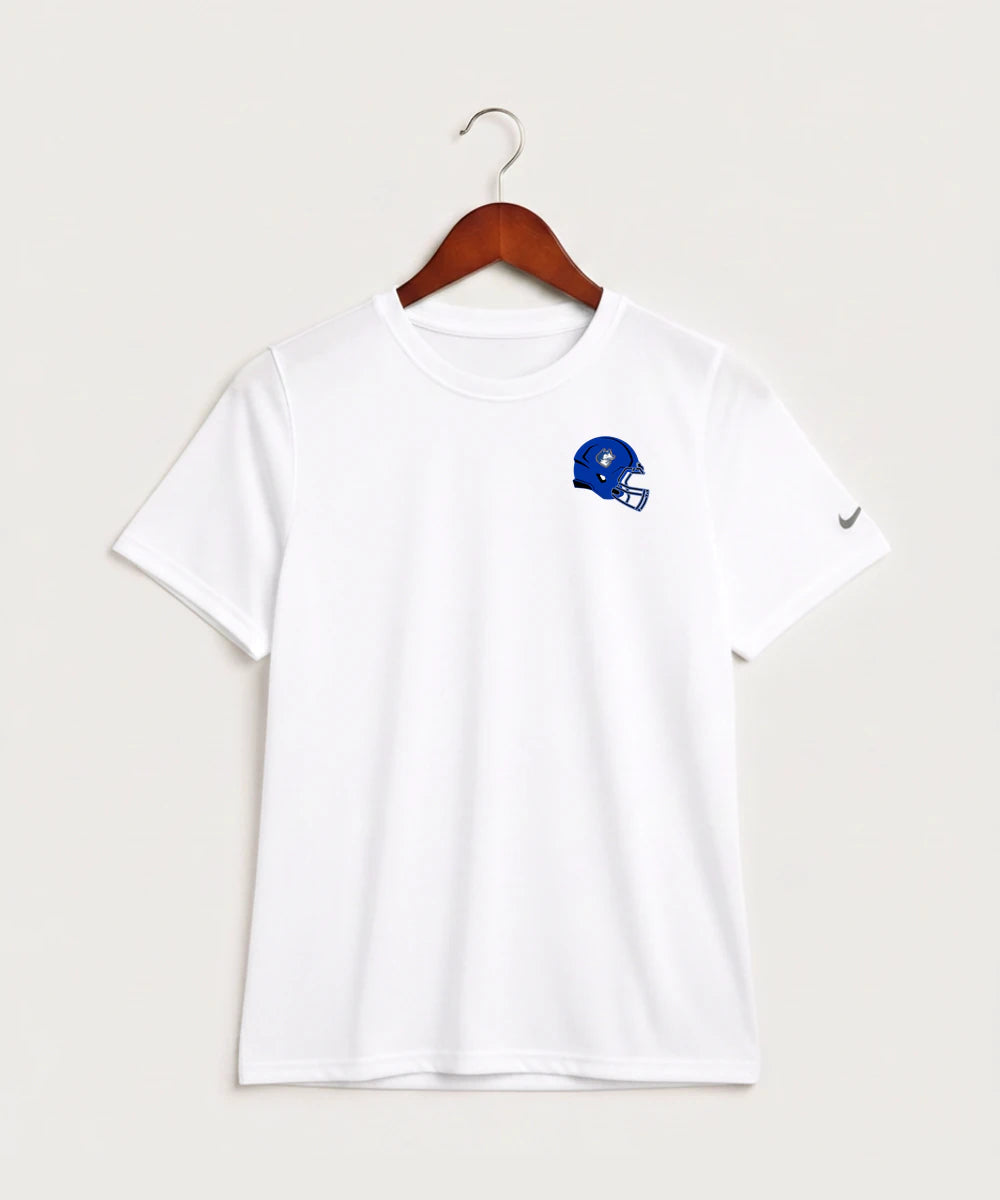 Bigfork Senior High School Football (Boys) - White Nike Youth Swoosh Sleeve rLegend Tee NKDX8787