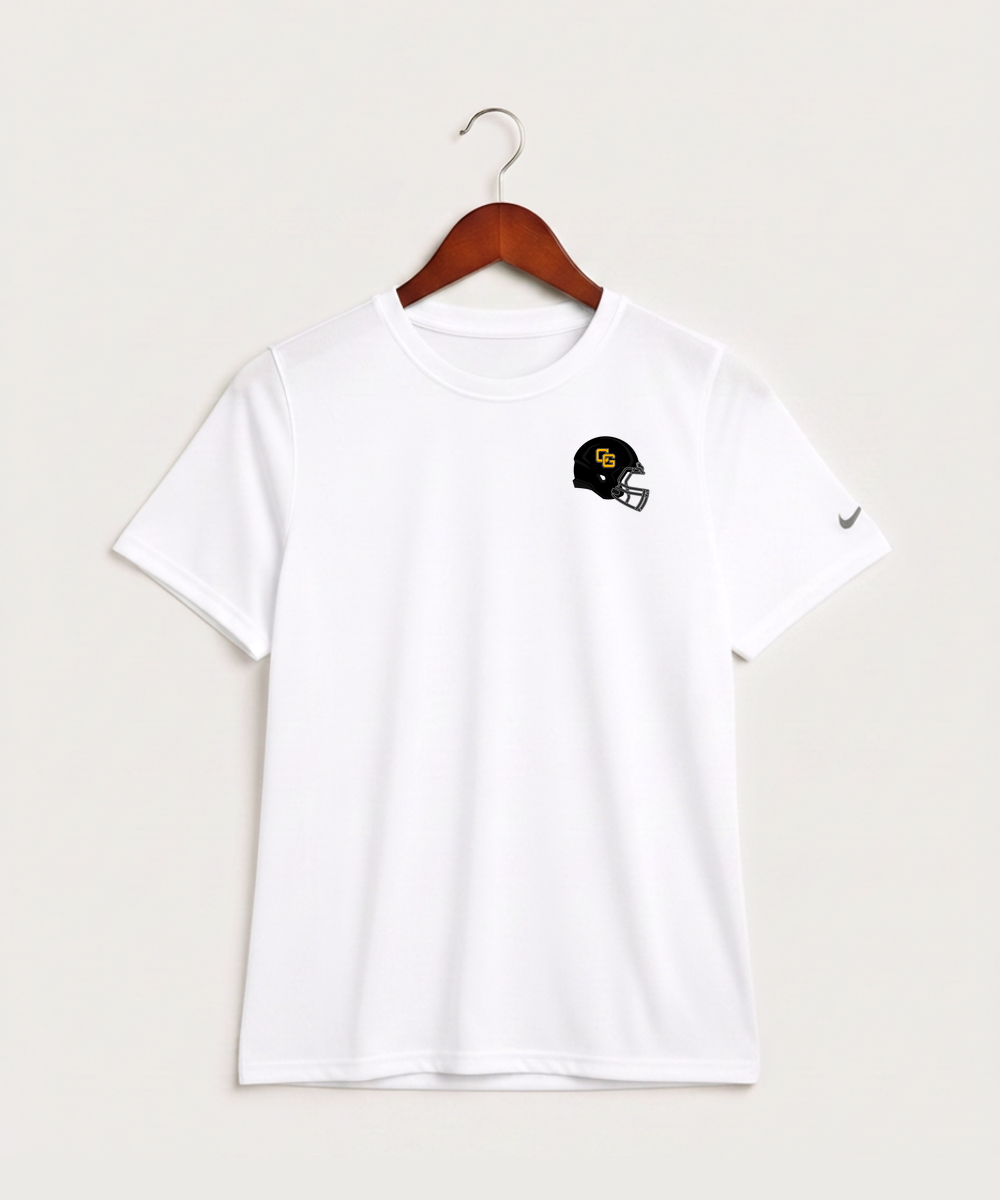 Clearbrook Gonvick High School Football (Boys) - White Nike Youth Swoosh Sleeve rLegend Tee NKDX8787