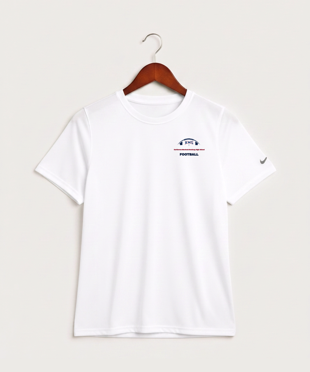 Kerkhoven-Murdock-Sunburg High School Football (Boys) - White Nike Youth Swoosh Sleeve rLegend Tee NKDX8787