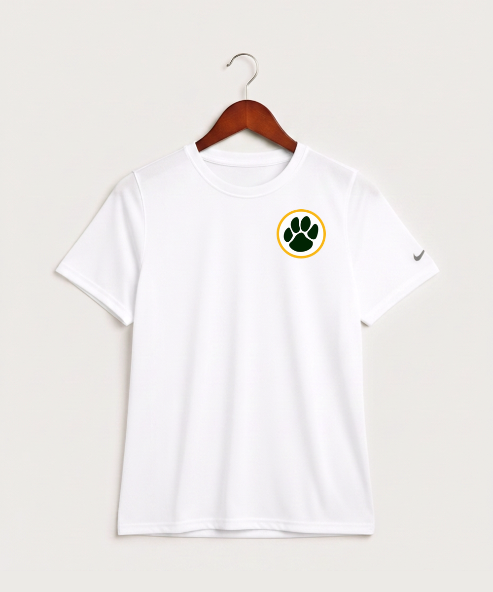 Ashwaubenon High School Football (Boys) - White Nike Youth Swoosh Sleeve rLegend Tee NKDX8787