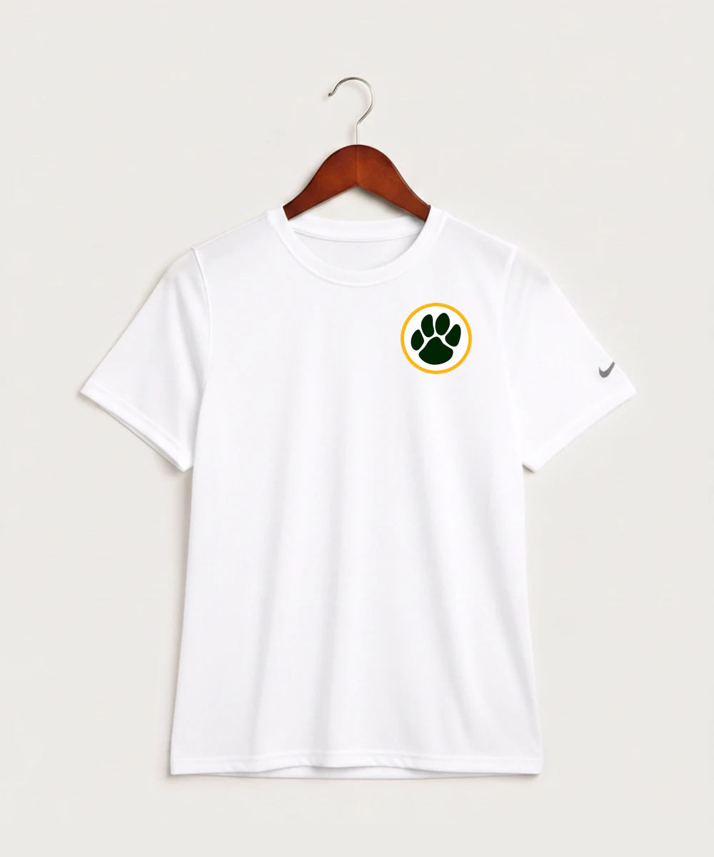 Ashwaubenon High School Football (Boys) - White Nike Youth Swoosh Sleeve rLegend Tee NKDX8787
