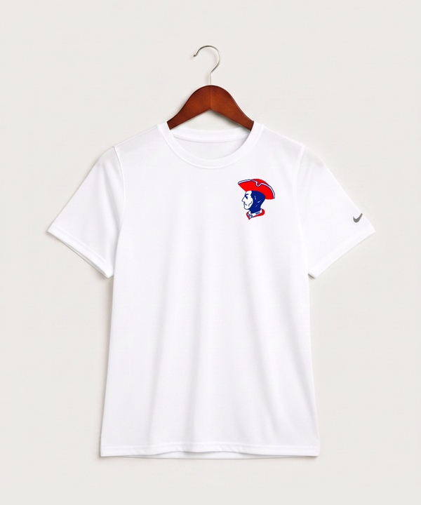 Hills-Beaver Creek High School Volleyball (Girls) - White Nike Youth Swoosh Sleeve rLegend Tee NKDX8787