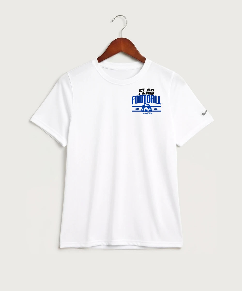 Codex Team Store Proof Reference - White Nike Youth Swoosh Sleeve rLegend Tee NKDX8787