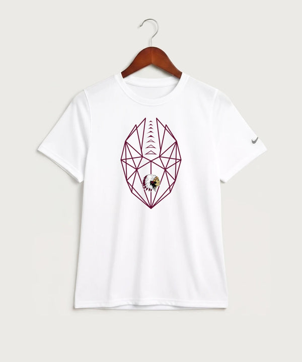 Stockton High School Football - White Nike Youth Swoosh Sleeve rLegend Tee NKDX8787