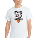 Naptown basketball_boys - White Port & Co Core Cotton Tee. PC54