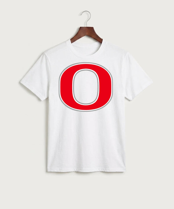 Osakis High School Athletics Coed - White Port & Co Core Cotton Tee. PC54