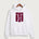 Two Harbors High School Football (Boys) - White Port & Co Core Fleece Pullover Hooded Sweatshirt. PC78H