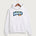 Macktown Warriors Football (Boys) - White Port & Co Core Fleece Pullover Hooded Sweatshirt. PC78H
