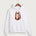 Pillager High School Football (Boys) - White Port & Co Core Fleece Pullover Hooded Sweatshirt. PC78H