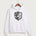 Kingsland High School Volleyball (Girls) - White Port & Co Core Fleece Pullover Hooded Sweatshirt. PC78H