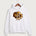 Fargo South High School Volleyball (Girls) - White Port & Co Core Fleece Pullover Hooded Sweatshirt. PC78H