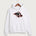 Milaca High School Football (Boys) - White Port & Co Core Fleece Pullover Hooded Sweatshirt. PC78H