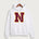 Northfield High School Volleyball (Girls) - White Port & Co Core Fleece Pullover Hooded Sweatshirt. PC78H