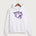 Goodhue High School Volleyball (Girls) - White Port & Co Core Fleece Pullover Hooded Sweatshirt. PC78H