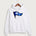 Red Lake County Central Football (Boys) - White Port & Co Core Fleece Pullover Hooded Sweatshirt. PC78H