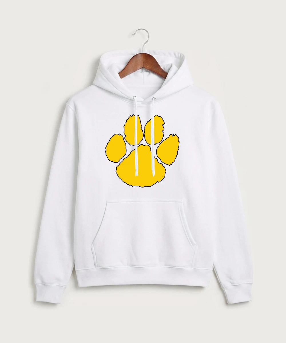 Plainview Elgin Millville H S Volleyball (Girls) - White Port & Co Core Fleece Pullover Hooded Sweatshirt. PC78H