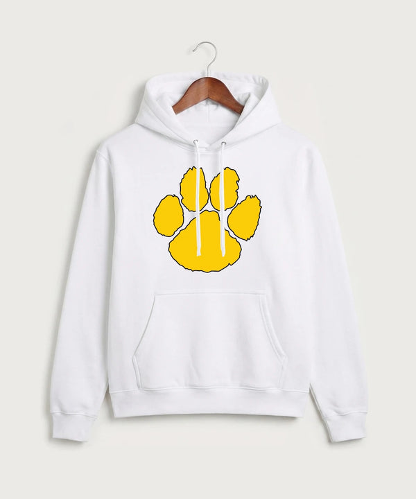 Plainview Elgin Millville H S Volleyball (Girls) - White Port & Co Core Fleece Pullover Hooded Sweatshirt. PC78H
