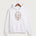 Ada Borup High School Football (Boys) - White Port & Co Core Fleece Pullover Hooded Sweatshirt. PC78H
