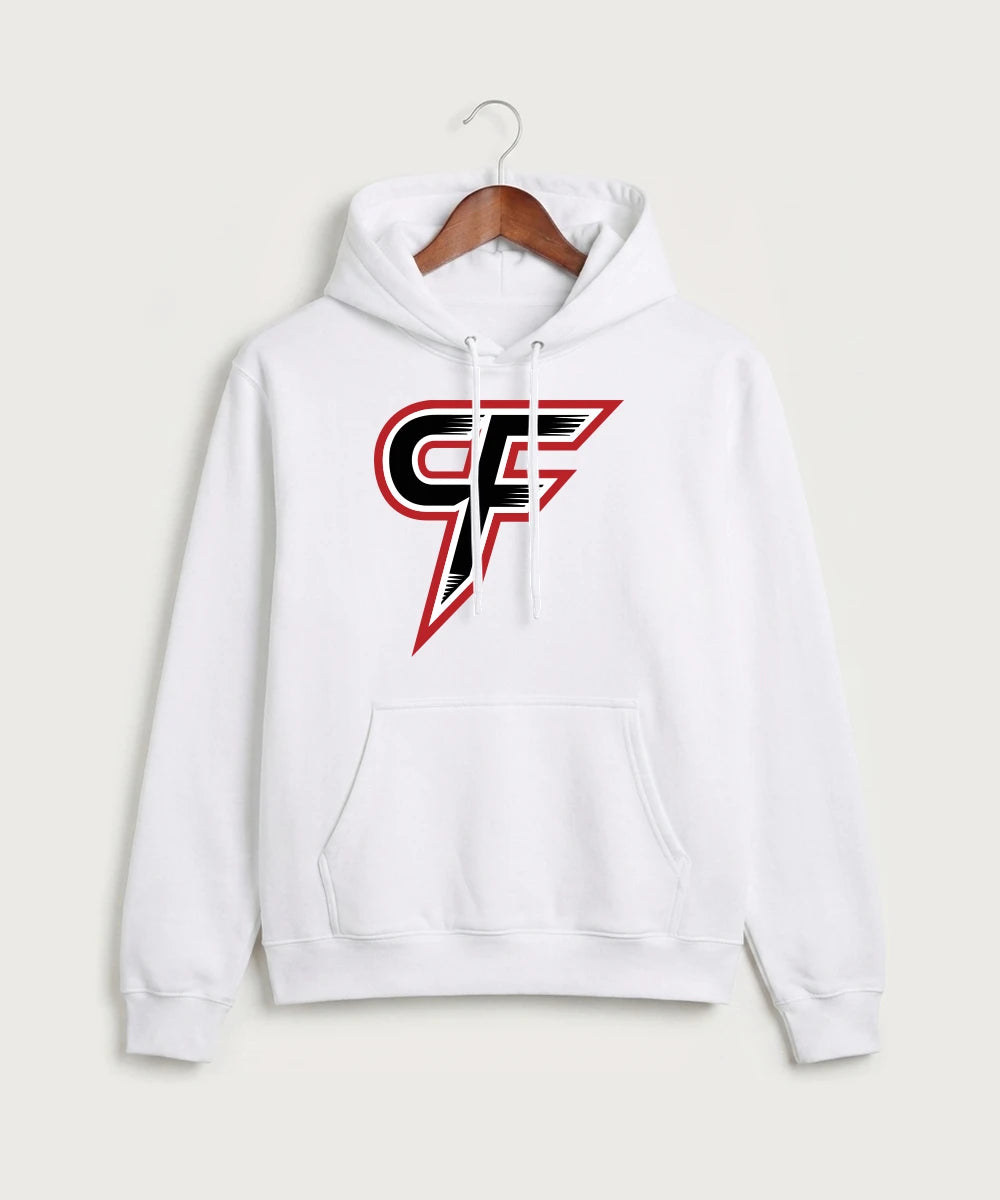 Cannon Falls High School Volleyball (Girls) - White Port & Co Core Fleece Pullover Hooded Sweatshirt. PC78H