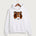 Browerville Public High School Athletics Coed - White Port & Co Core Fleece Pullover Hooded Sweatshirt. PC78H