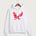 Wabasha Kellogg High School Volleyball (Girls) - White Port & Co Core Fleece Pullover Hooded Sweatshirt. PC78H