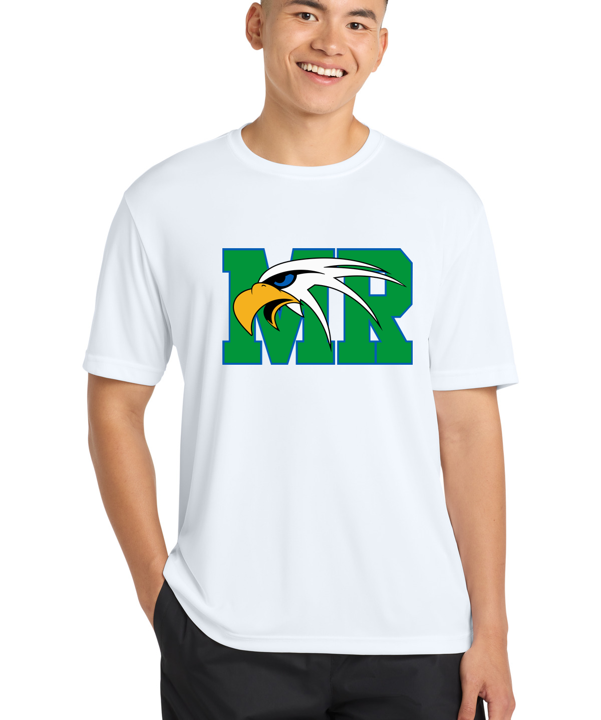 Maple River High School tennis - White Sport-Tek PosiCharge Competitor Tee. ST350