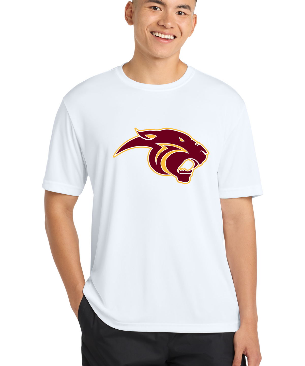 Pine Island Football - White Sport-Tek PosiCharge Competitor Tee. ST350