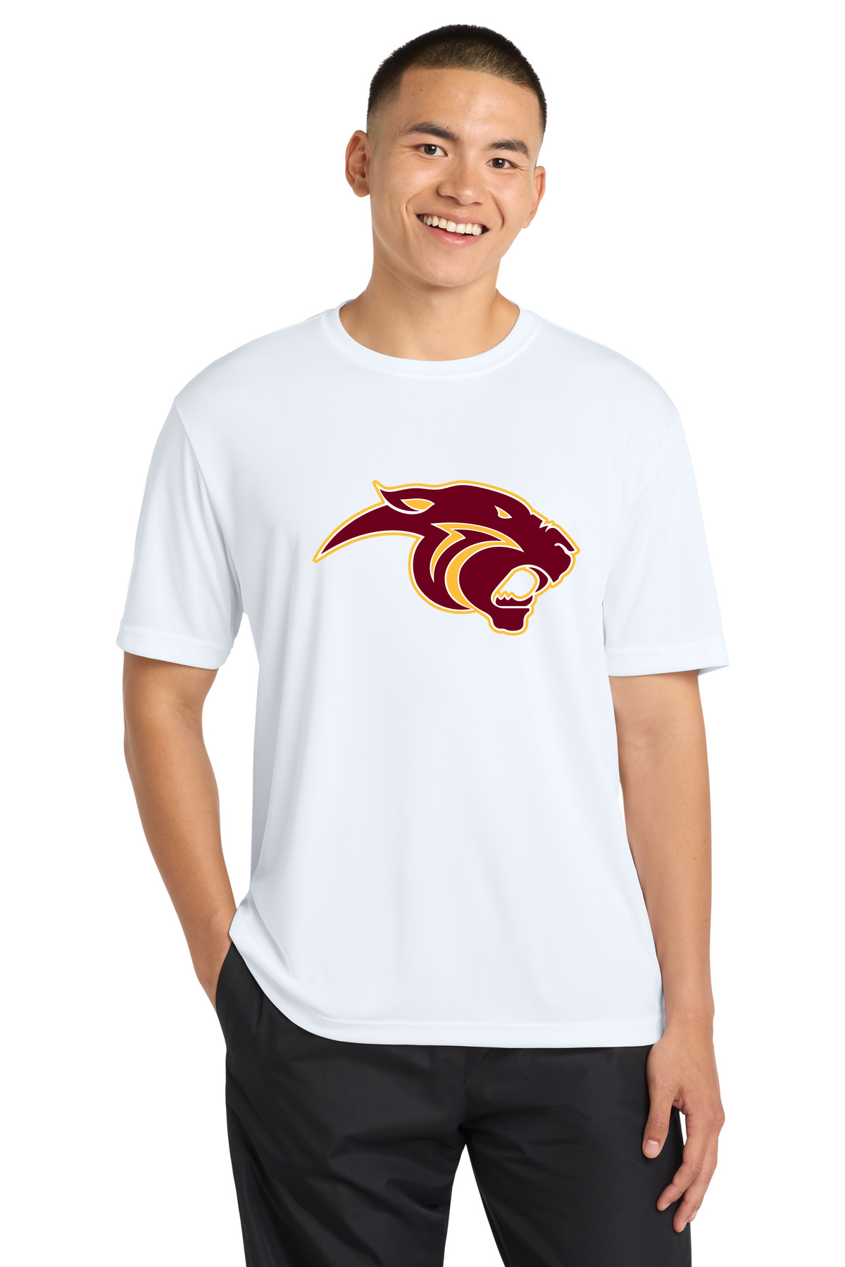 Pine Island Football - White Sport-Tek PosiCharge Competitor Tee. ST350