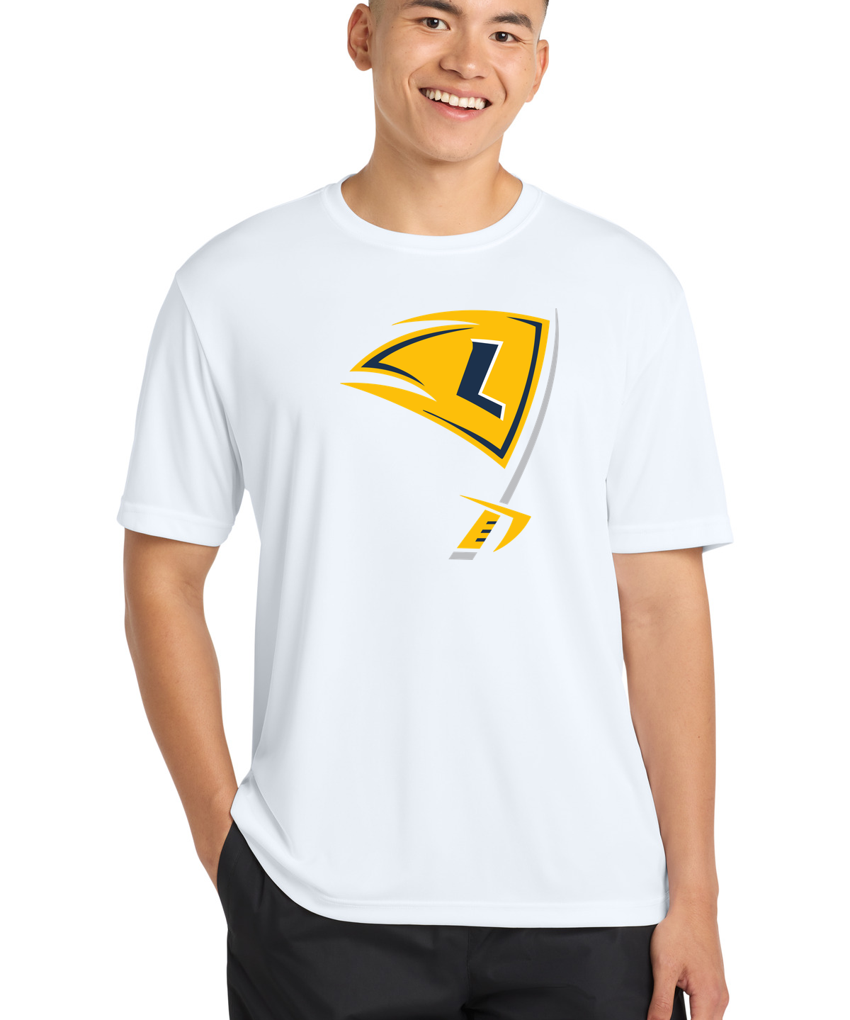 Howard Lake-Waverly-Winsted Football - White Sport-Tek PosiCharge Competitor Tee. ST350