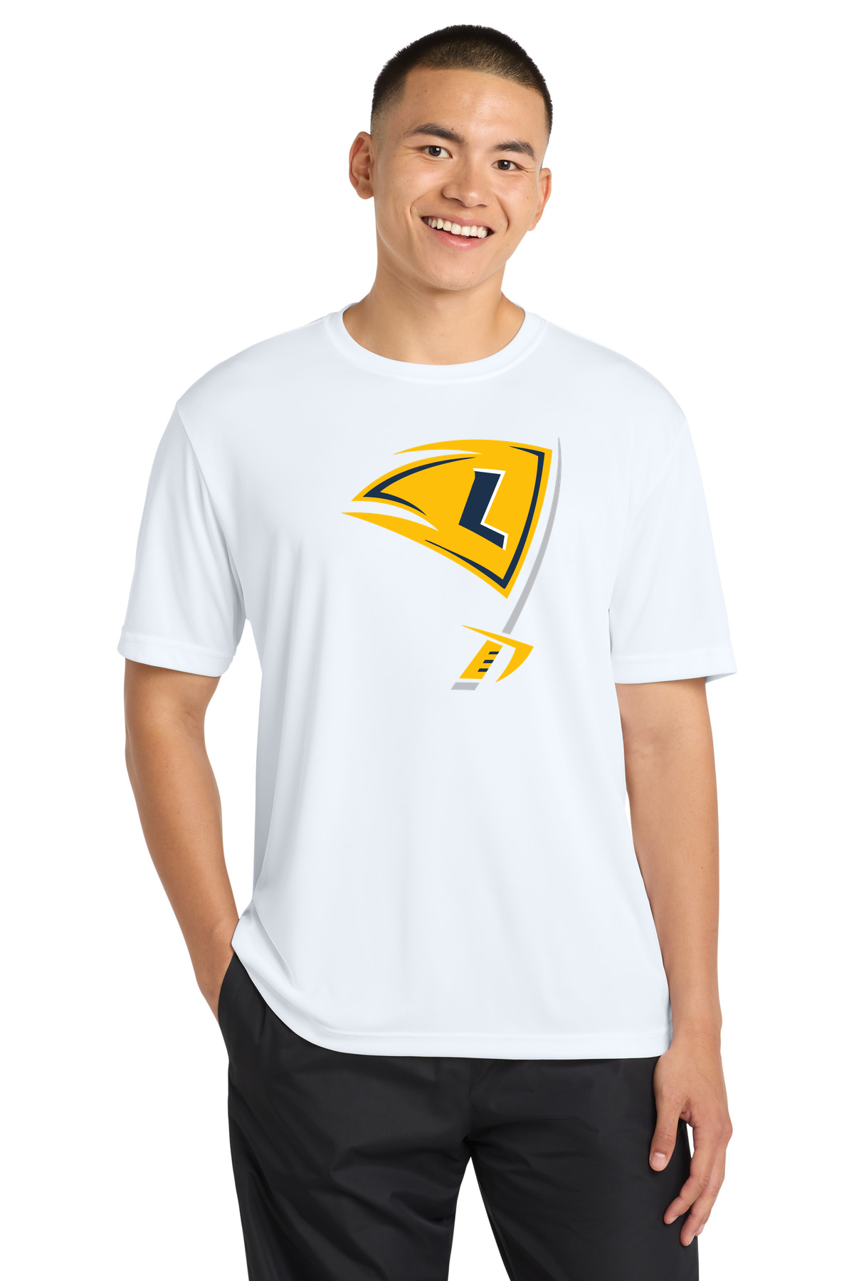 Howard Lake-Waverly-Winsted Football - White Sport-Tek PosiCharge Competitor Tee. ST350