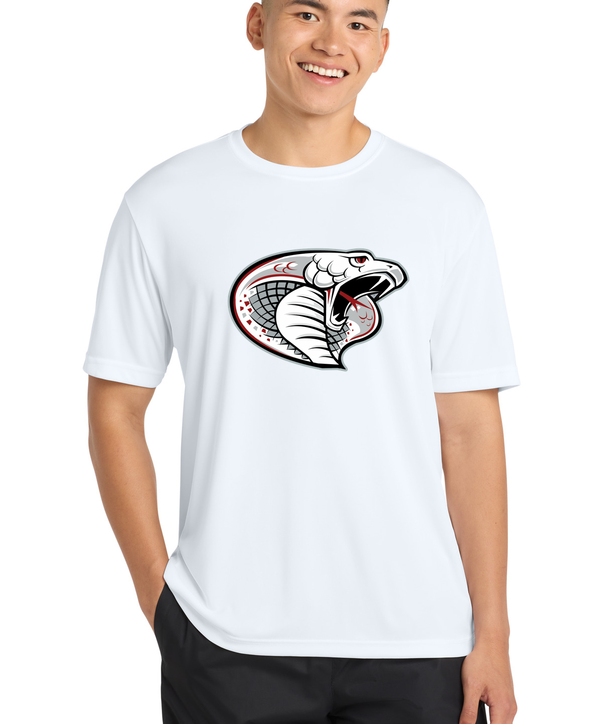 Triton Volleyball - White Sport-Tek PosiCharge Competitor Tee. ST350