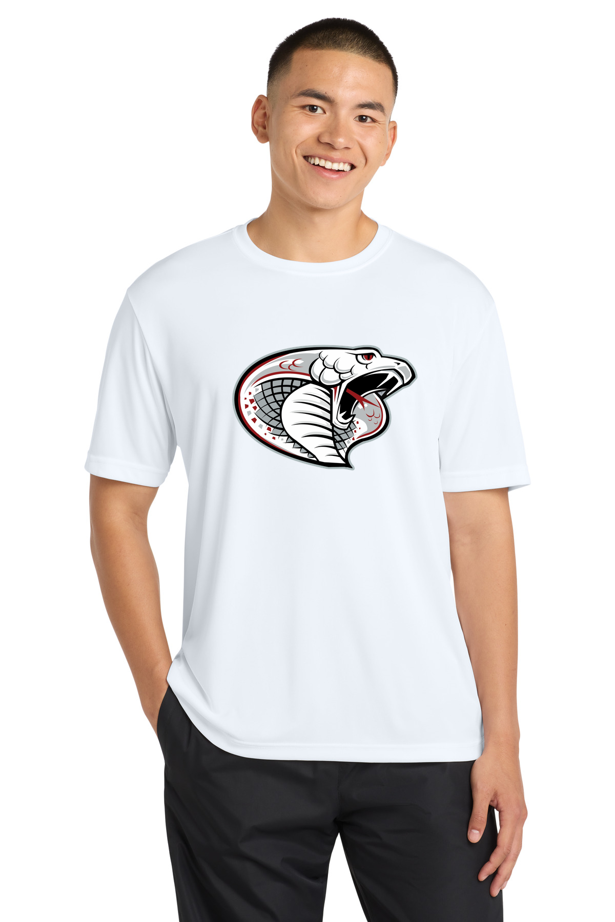 Triton Volleyball - White Sport-Tek PosiCharge Competitor Tee. ST350
