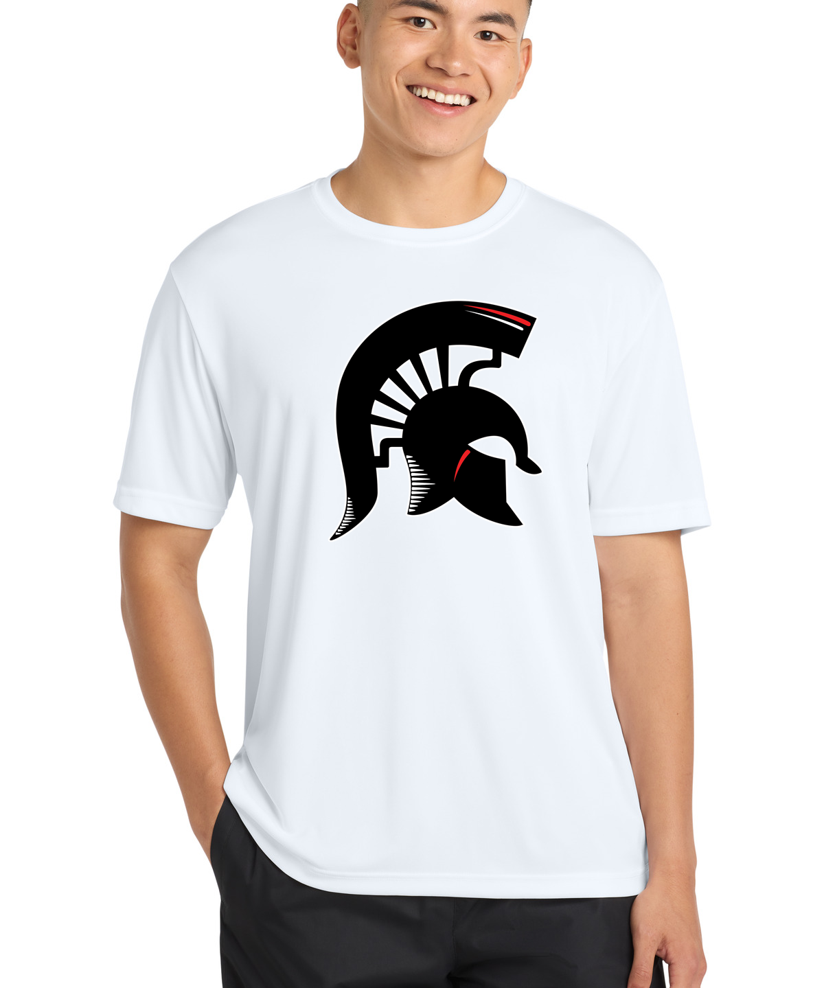 BOLD Football - White Sport-Tek PosiCharge Competitor Tee. ST350