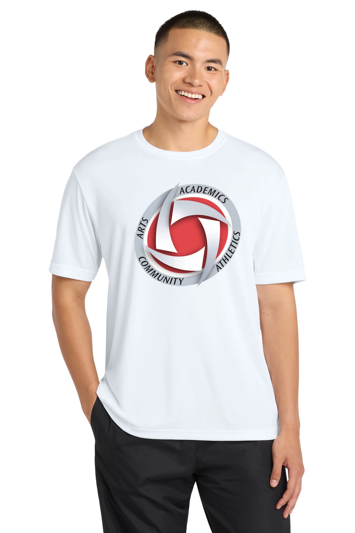 Houston Volleyball - White Sport-Tek PosiCharge Competitor Tee. ST350