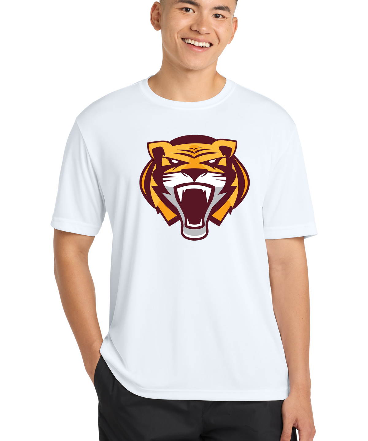 Stewartville Football - White Sport-Tek PosiCharge Competitor Tee. ST350