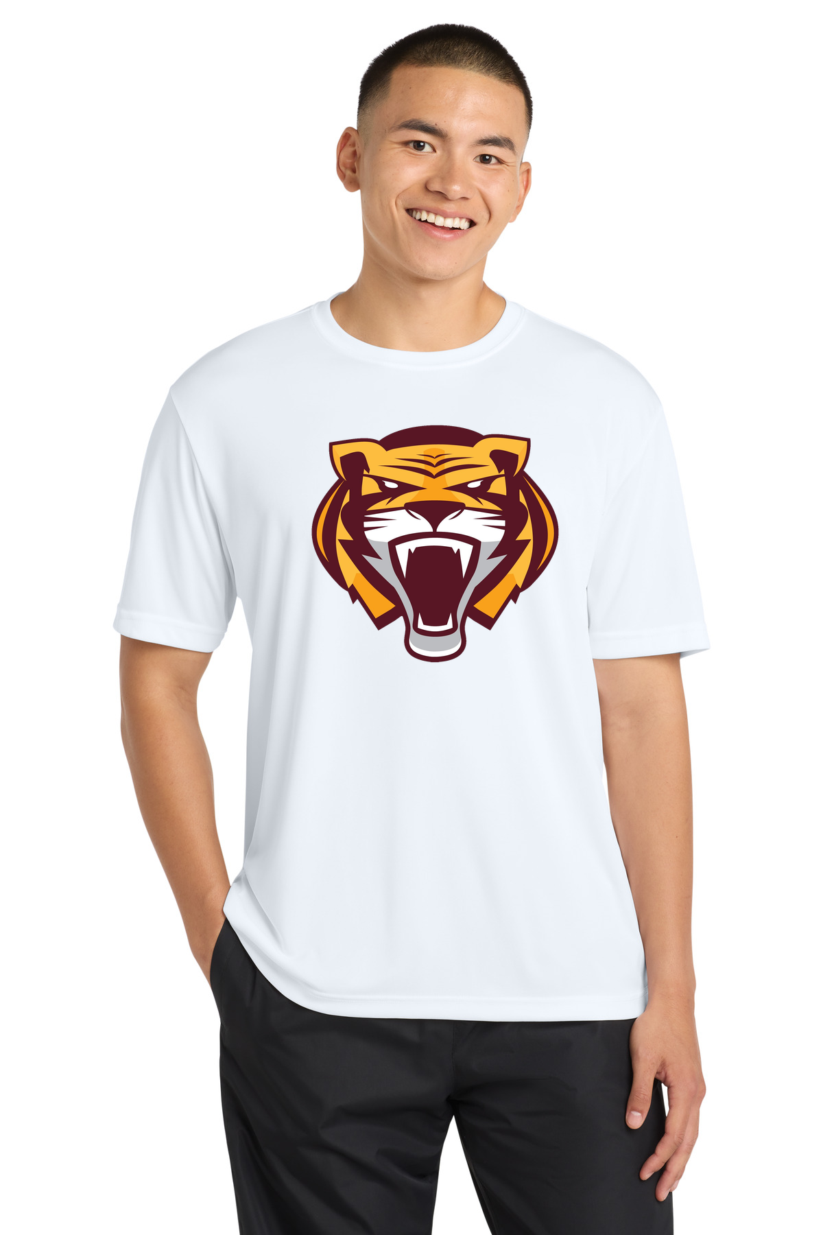 Stewartville Football - White Sport-Tek PosiCharge Competitor Tee. ST350
