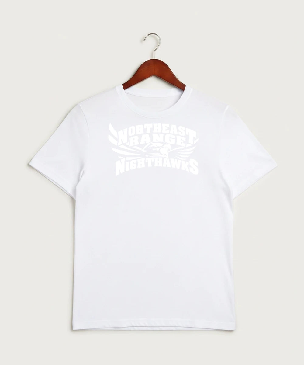 Northeast Range High School Volleyball (Girls) - White Sport-Tek PosiCharge Competitor Tee. ST350